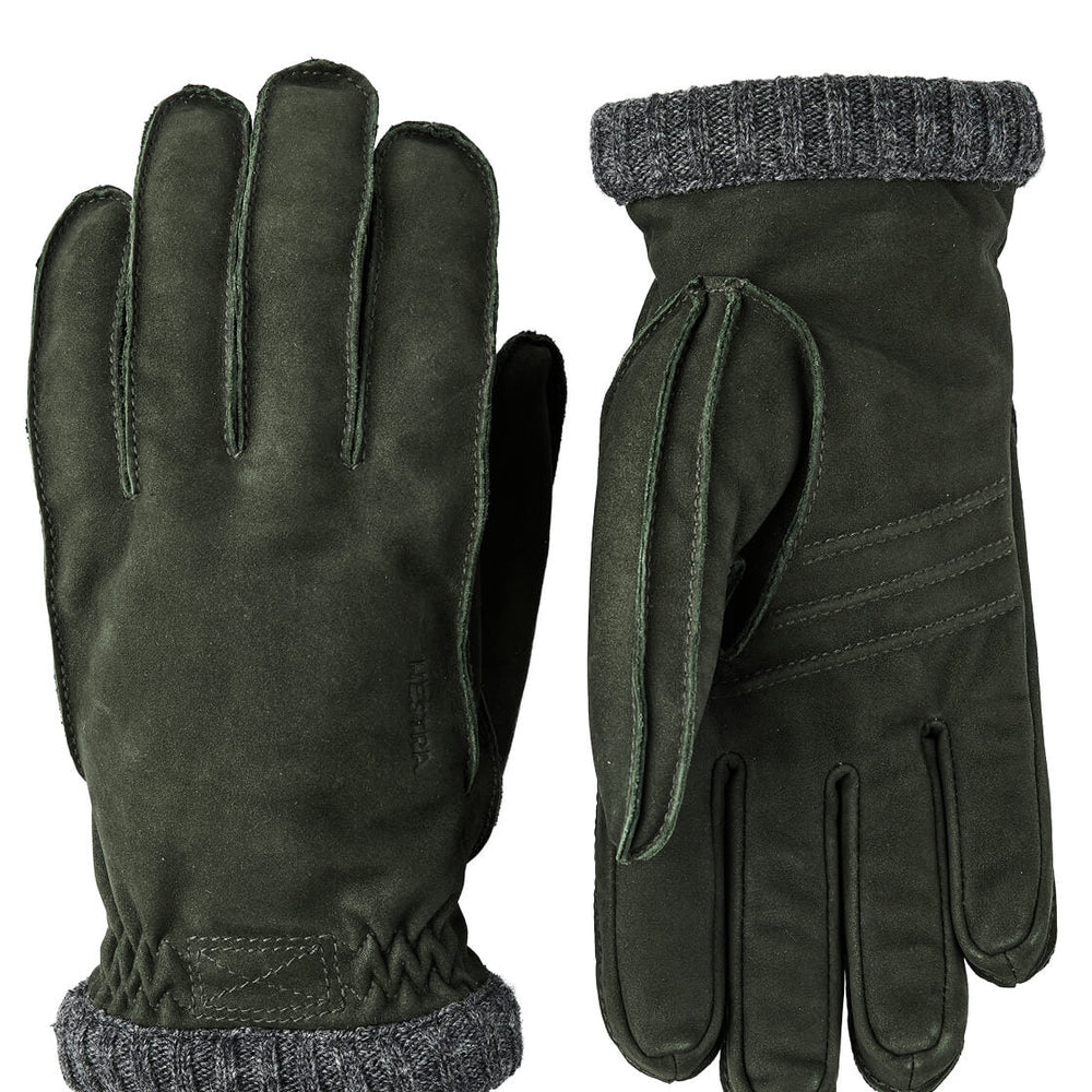 Hestra Gloves Joar Nubuck green dark olive