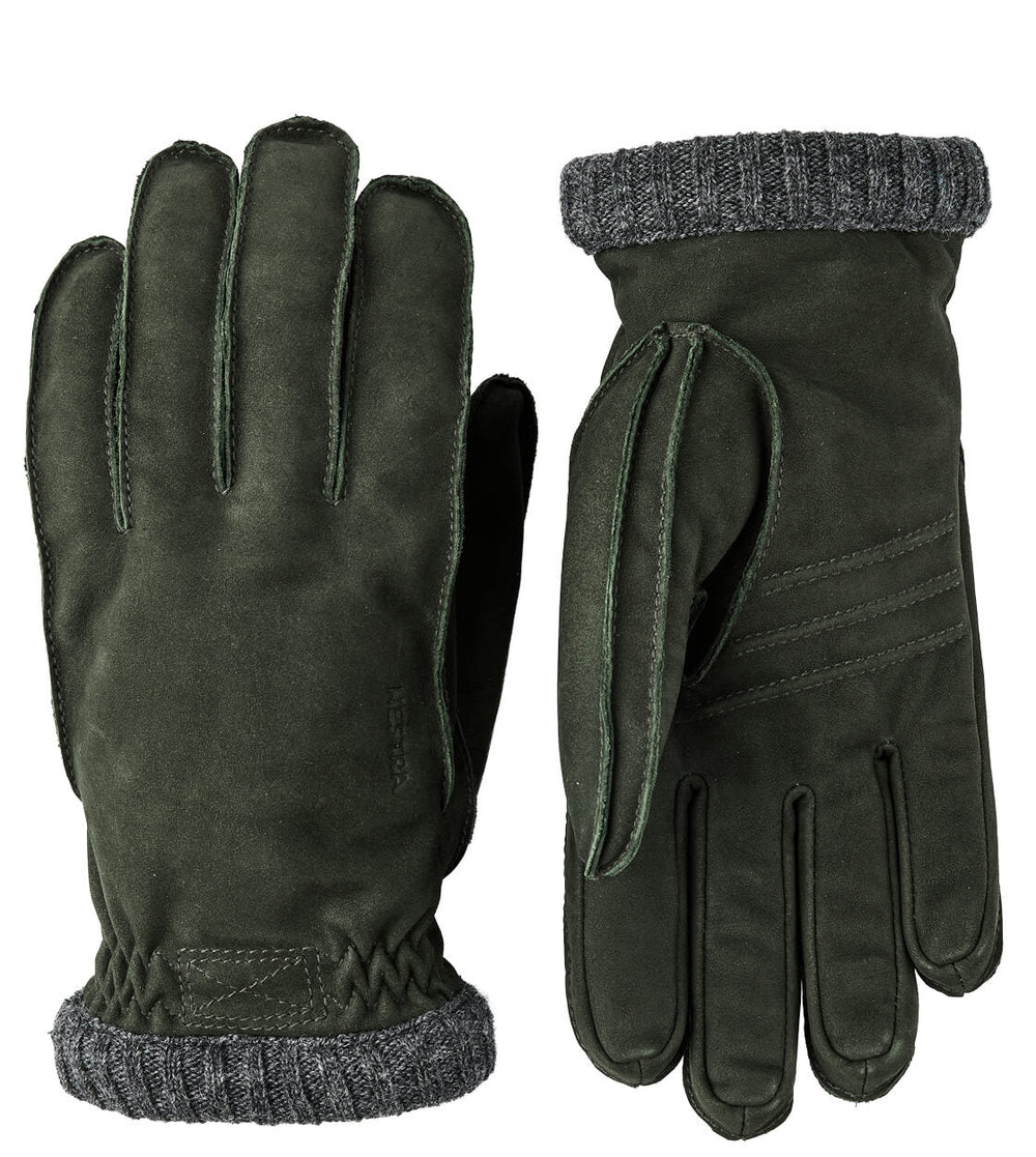 Hestra Gloves Joar Nubuck green dark olive
