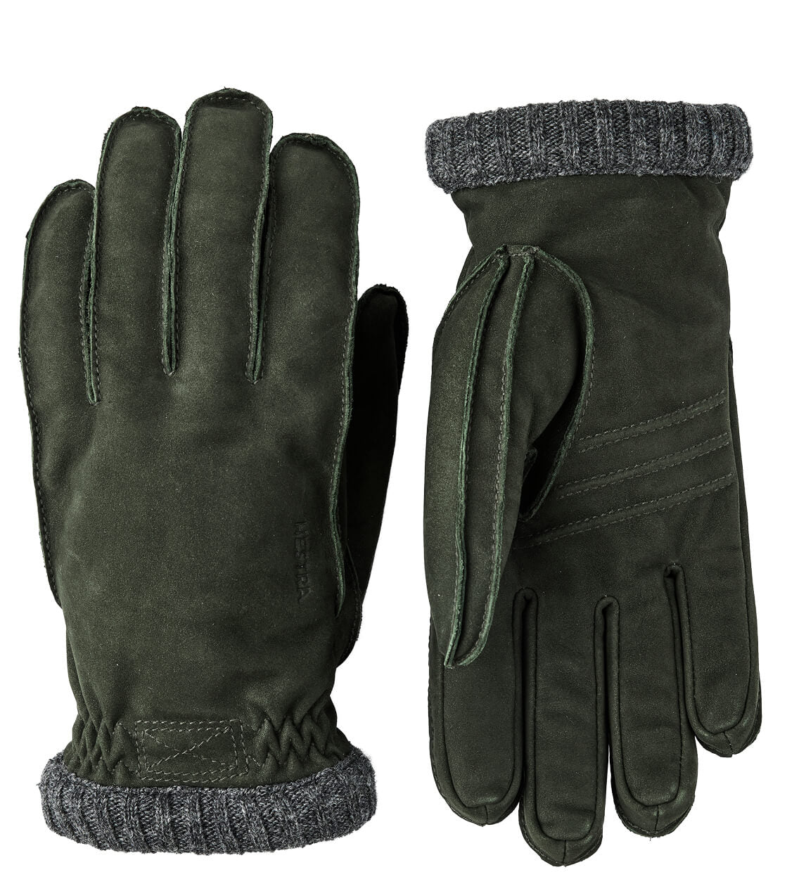Hestra Gloves Joar Nubuck green dark olive