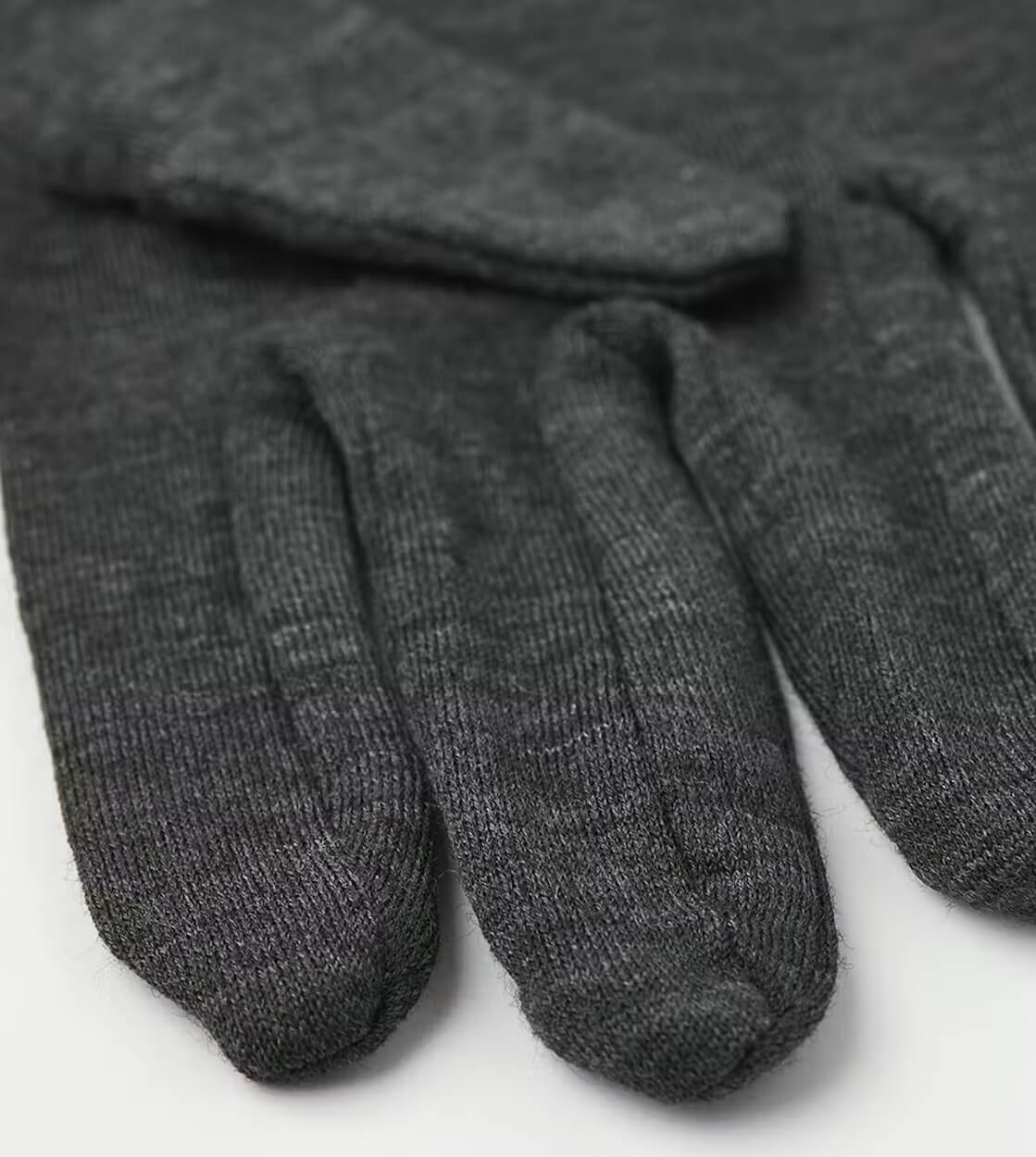 Hestra Gloves Merino Wool Liner Active grey charcoal