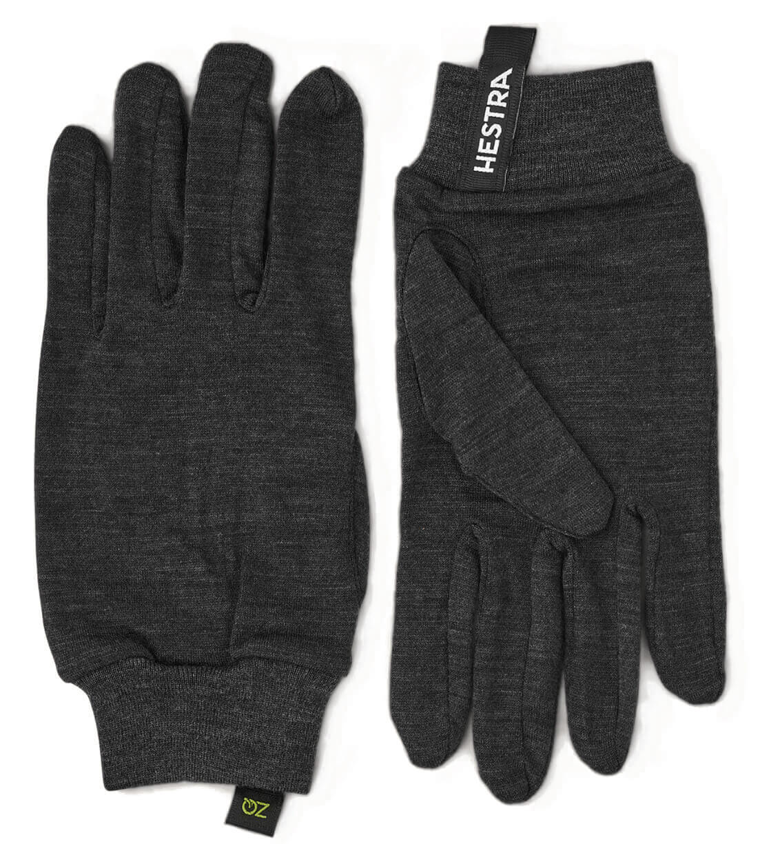 Hestra Gloves Merino Wool Liner Active grey charcoal