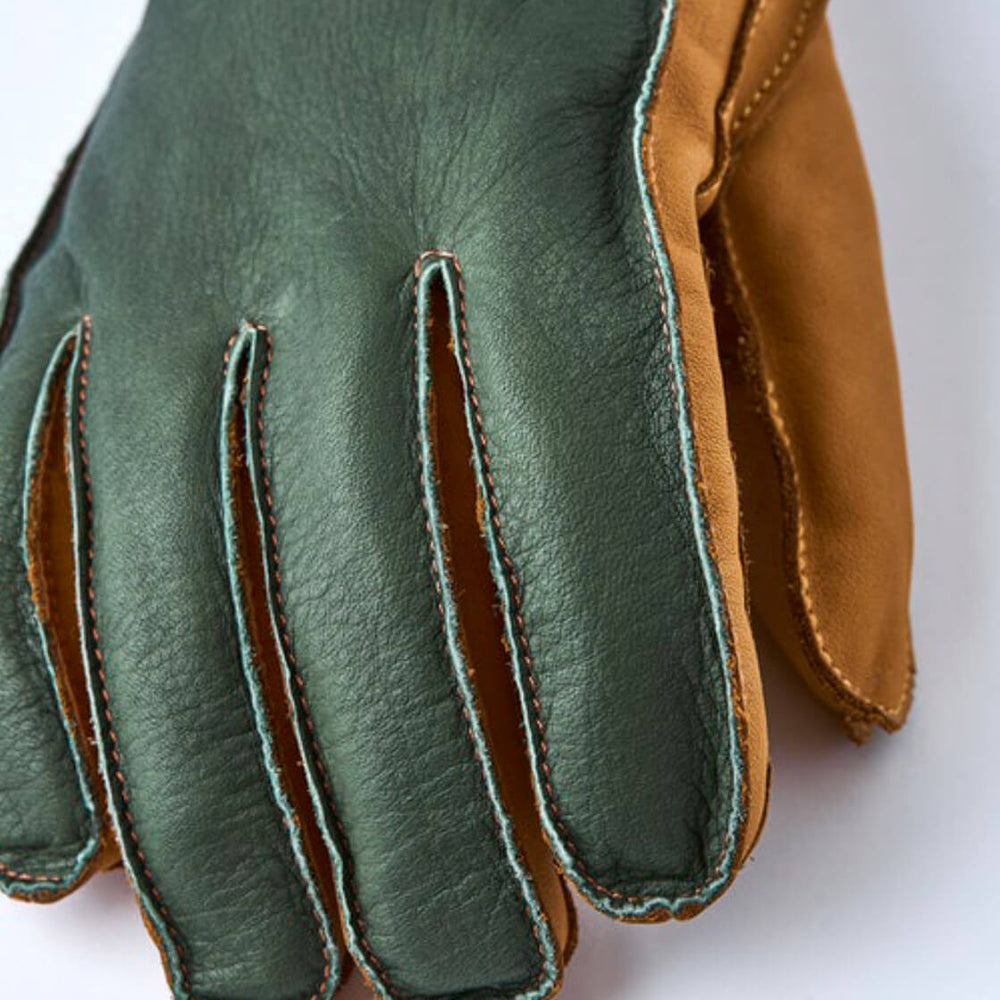 Hestra Gloves Wakayama 5 Finger green forest/cork – ROLLING ROCK SHOP