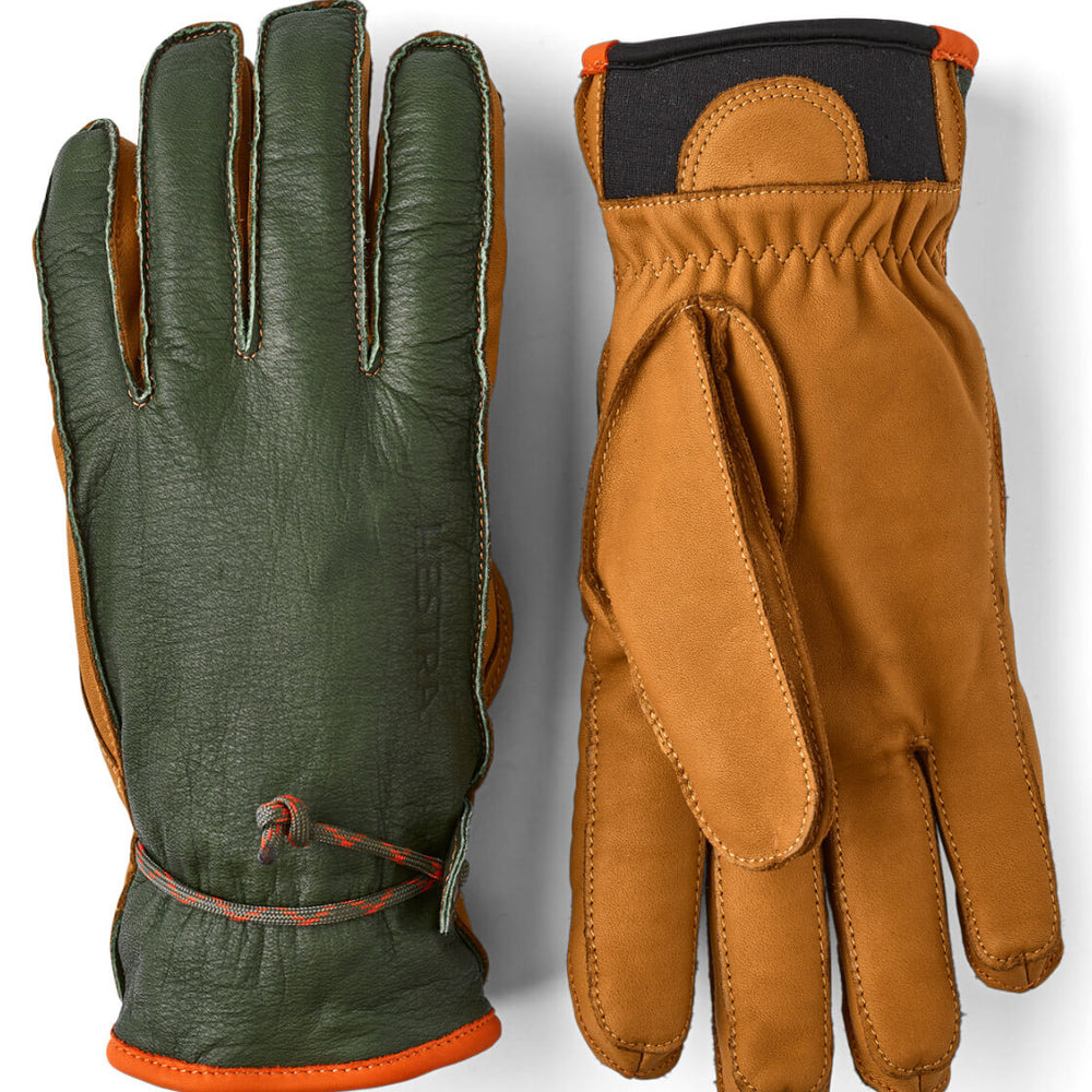 hestra wakayama 5 finger unisex handschuhe Hestra Gloves Wakayama 5 Finger green forest/cork – ROLLING ROCK SHOP