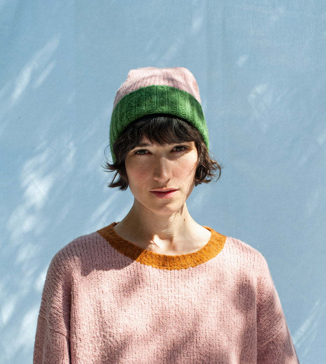 Jungle Folk Beanie Lora pink dusky