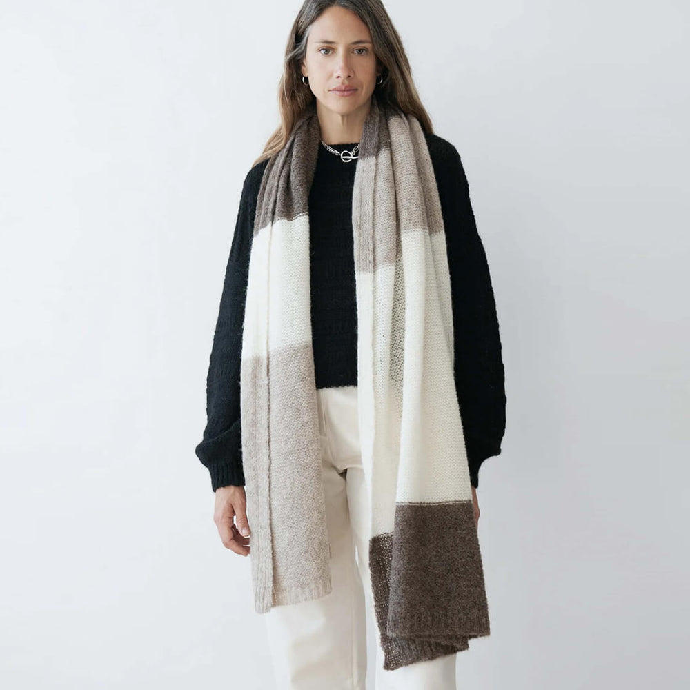 Jungle Folk Scarf Delta beige desert