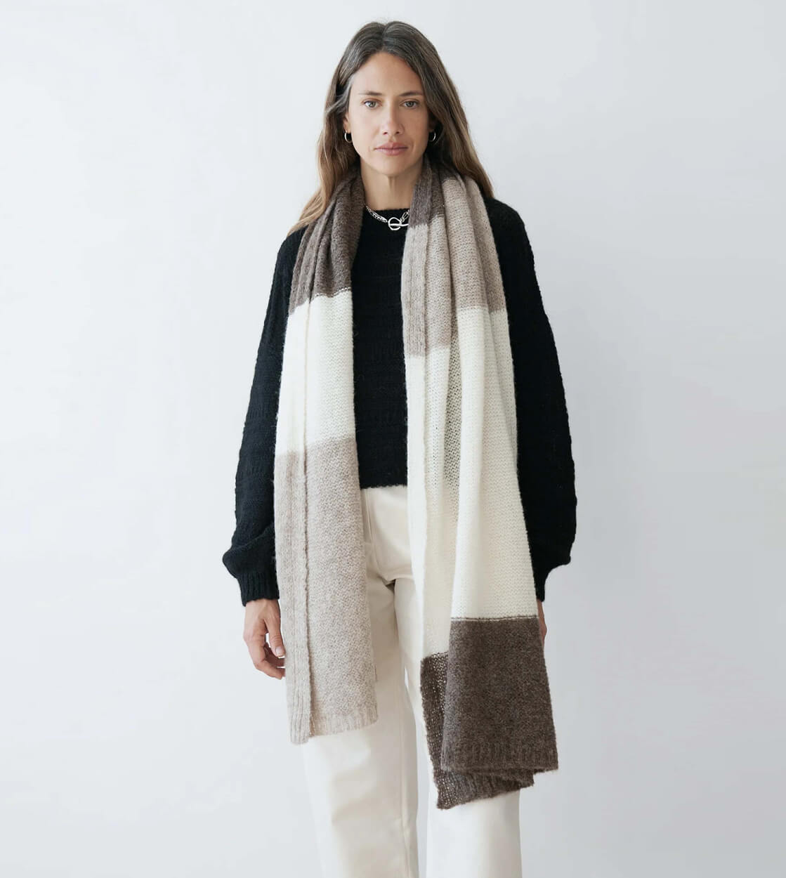 Jungle Folk Scarf Delta beige desert