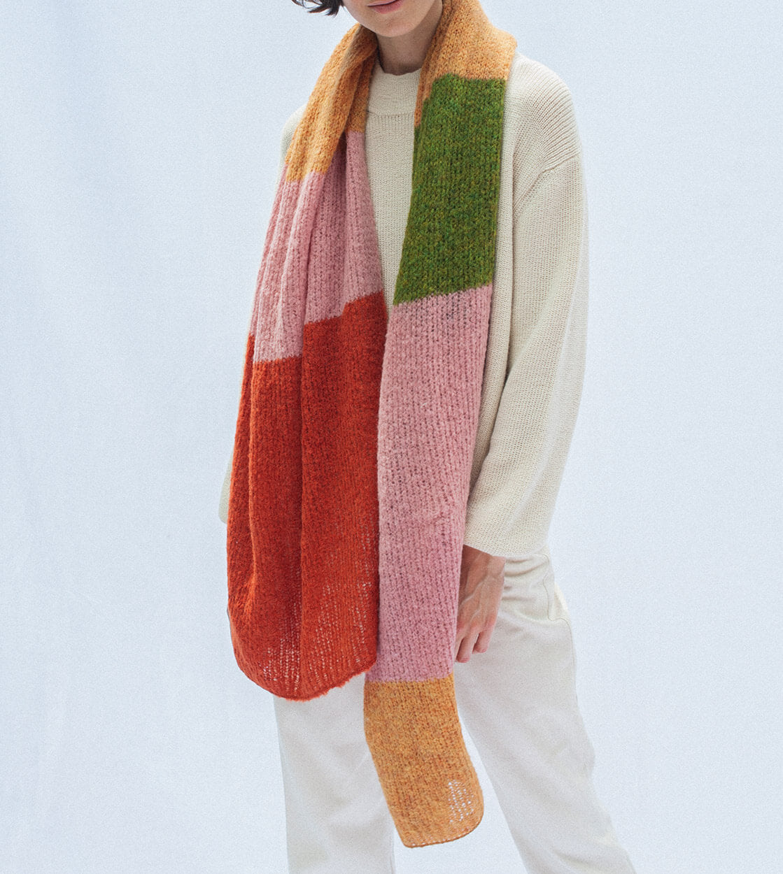 Jungle Folk Scarf Delta multi terra colors