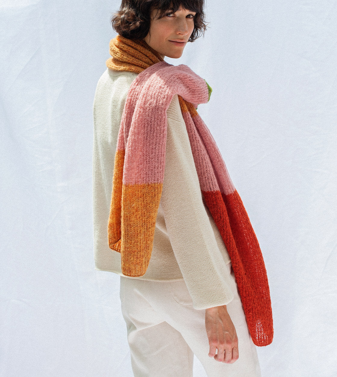 Jungle Folk Scarf Delta multi terra colors