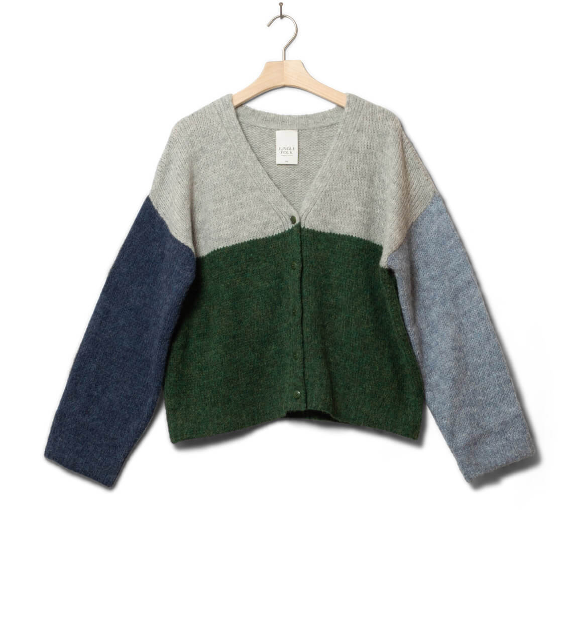 Jungle Folk W Cardigan Delta multi lake colors