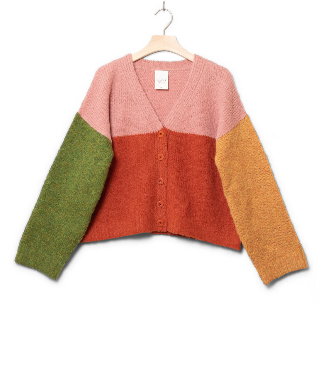 Jungle Folk W Cardigan Delta multi terra colors