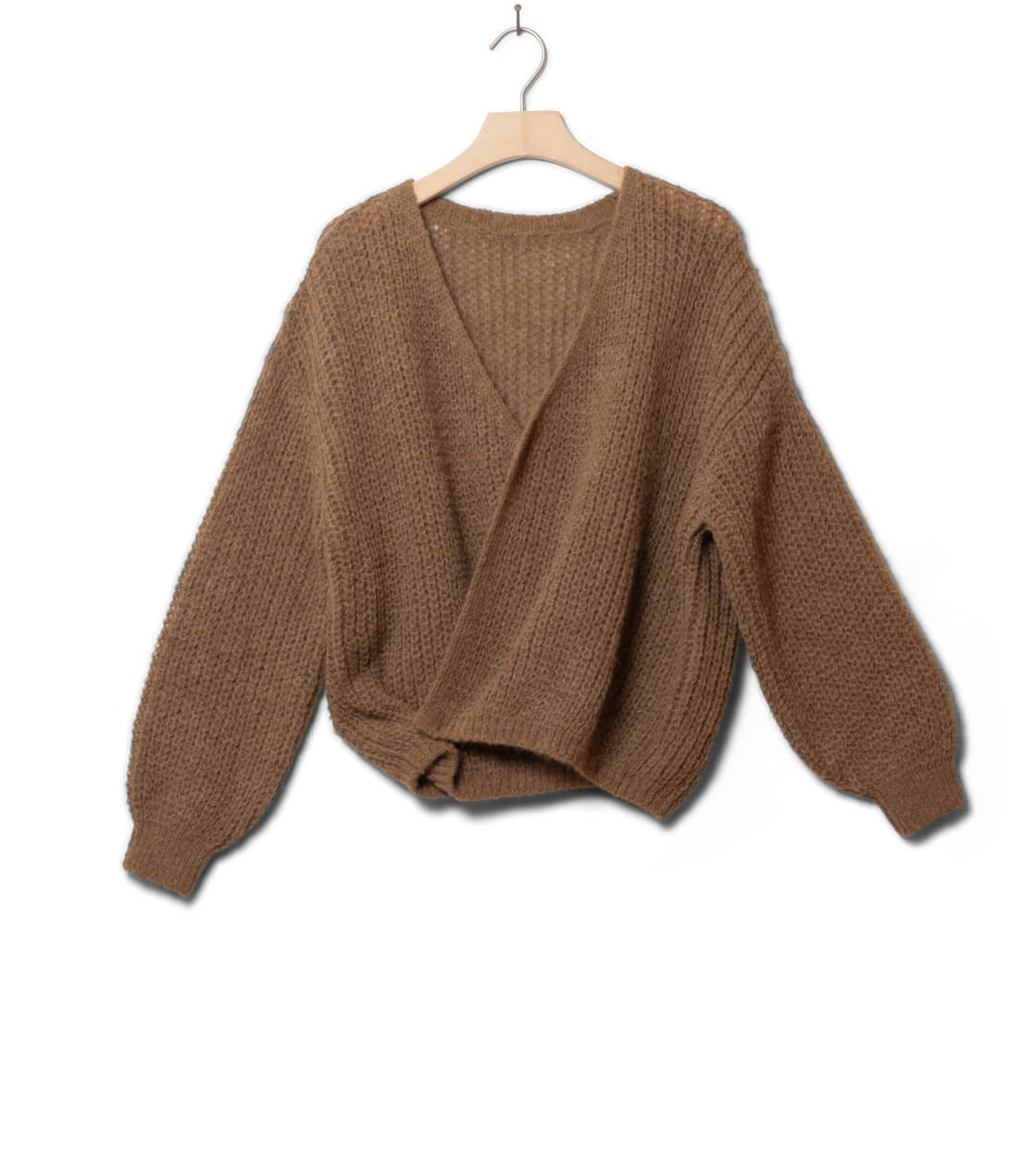 Jungle Folk W Cardigan Vega brown camel undyed