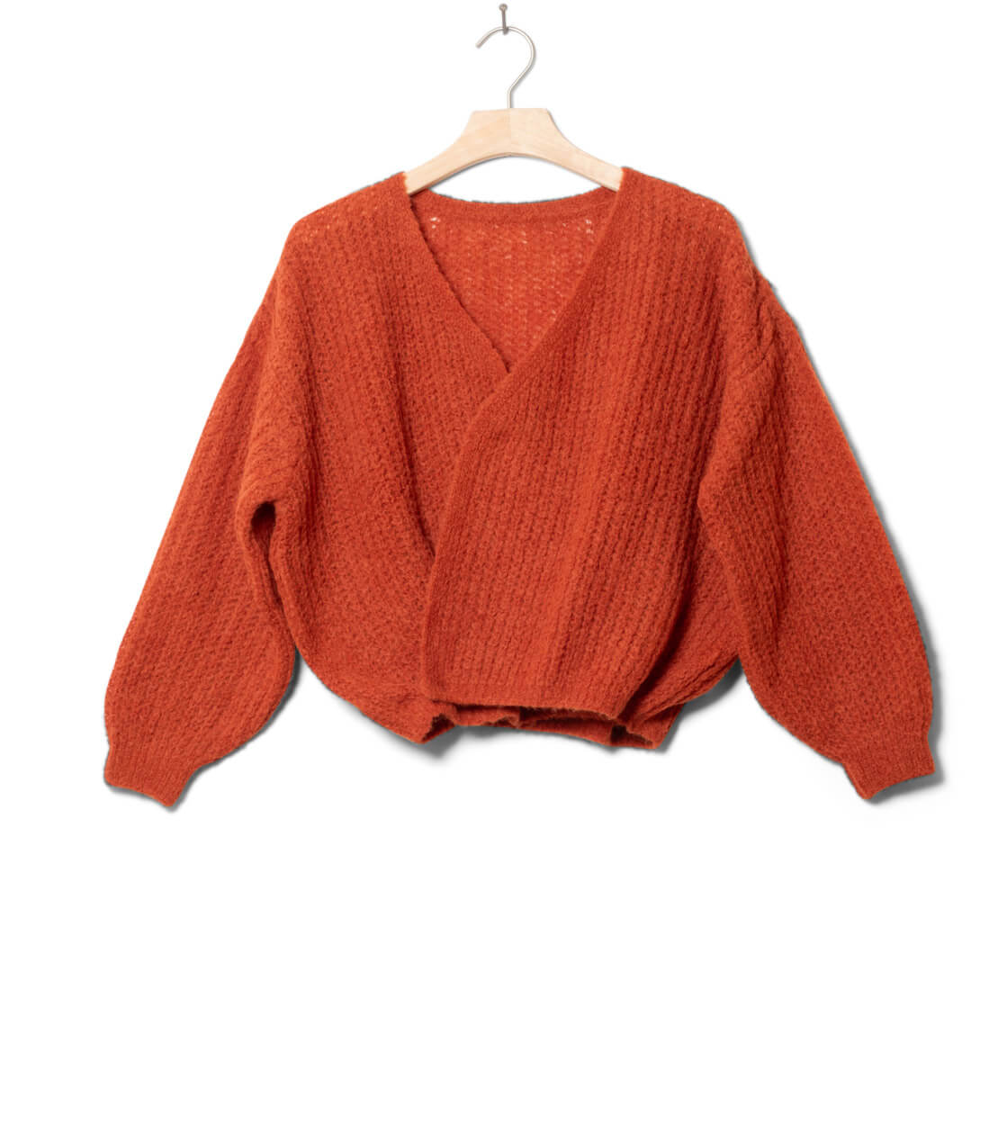 Jungle Folk W Cardigan Vega red ochre