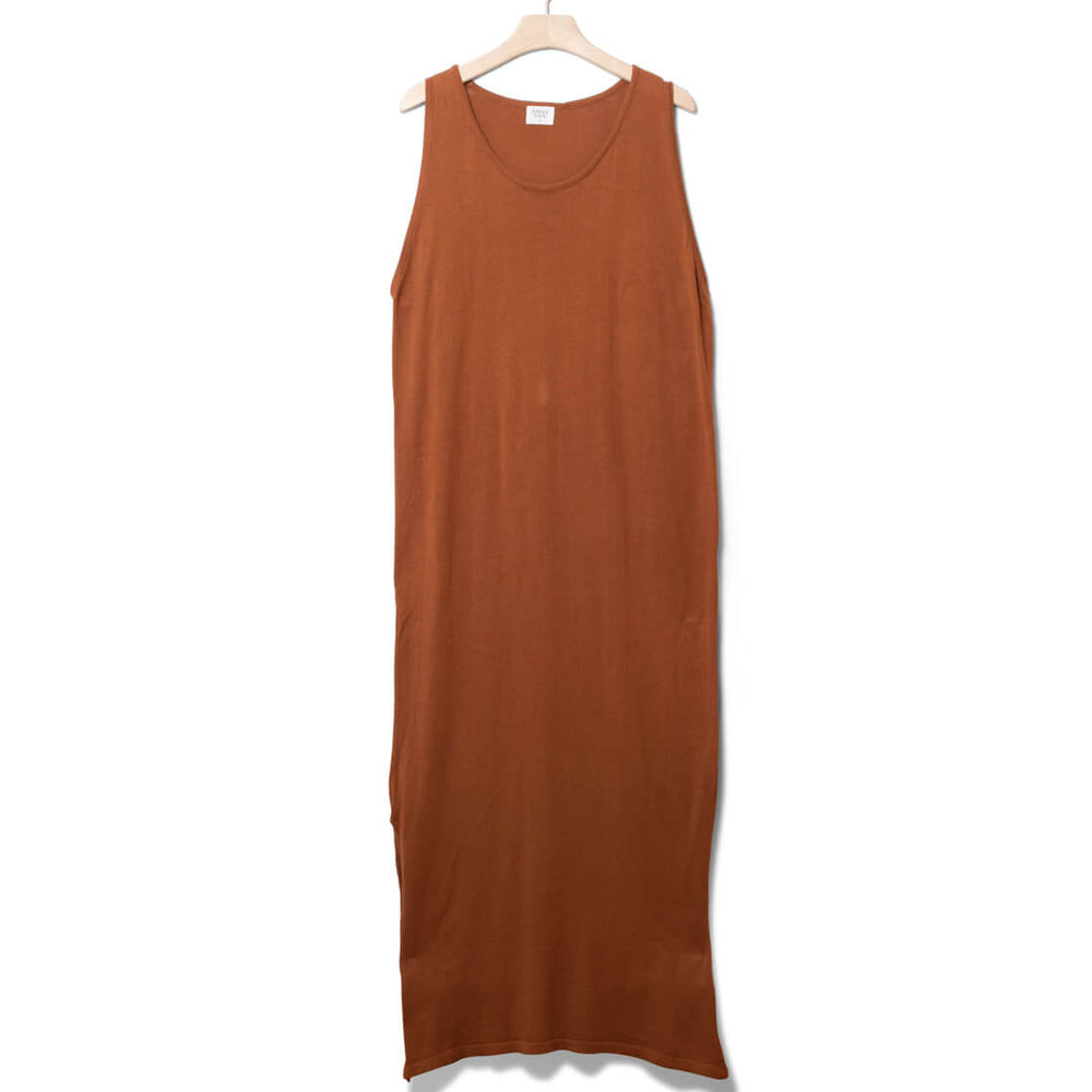 Jungle Folk W Dress Frida brown rust