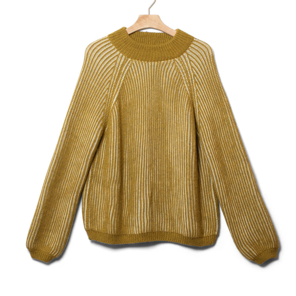 Jungle Folk W Knit Brooke green moss ecru