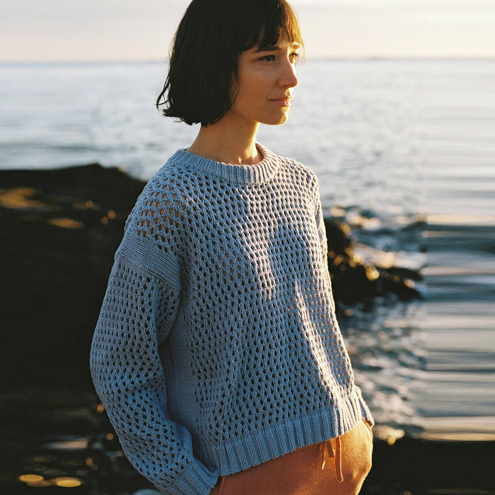 
                      
                        Jungle Folk W Knit Elora blue swedish sky
                      
                    
