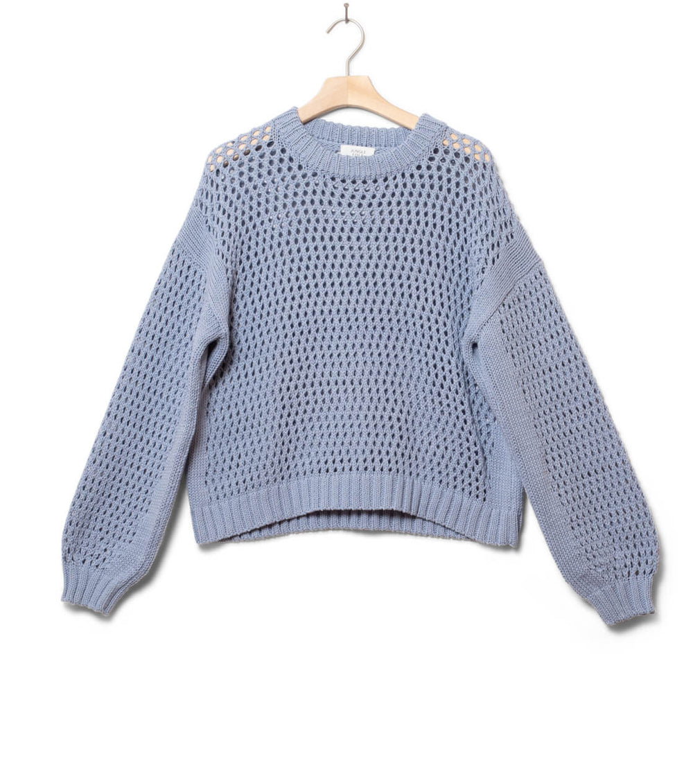 Jungle Folk W Knit Elora blue swedish sky
