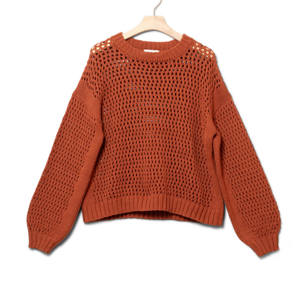 Jungle Folk W Knit Elora red brick