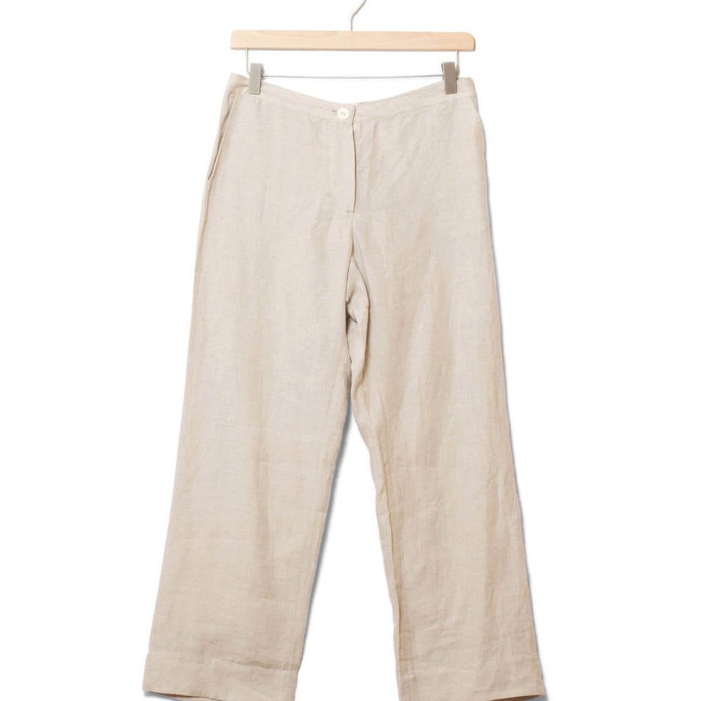 Jungle Folk W Pants Olivia Linen beige flax