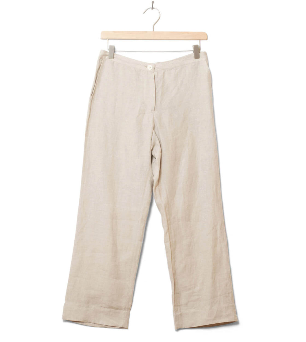 Jungle Folk W Pants Olivia Linen beige flax