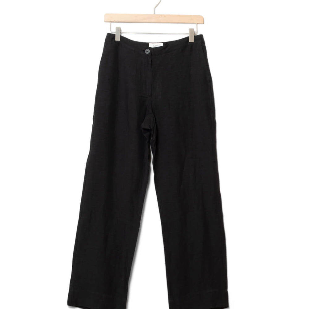 Jungle Folk W Pants Olivia Linen black