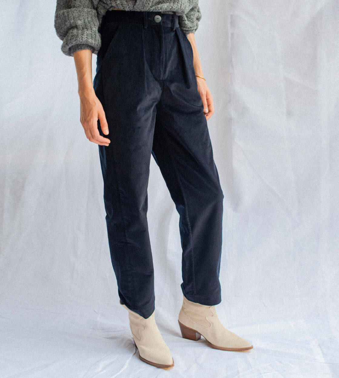 Jungle Folk W Pants Terrence Corduroy black