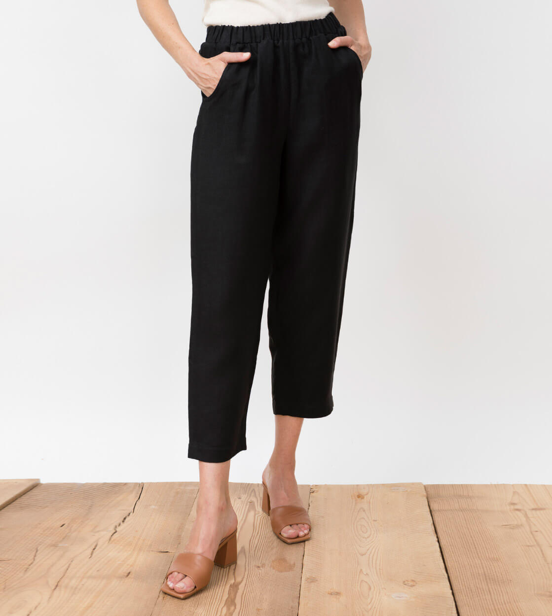 Jungle Folk W Pants Viento Linen black