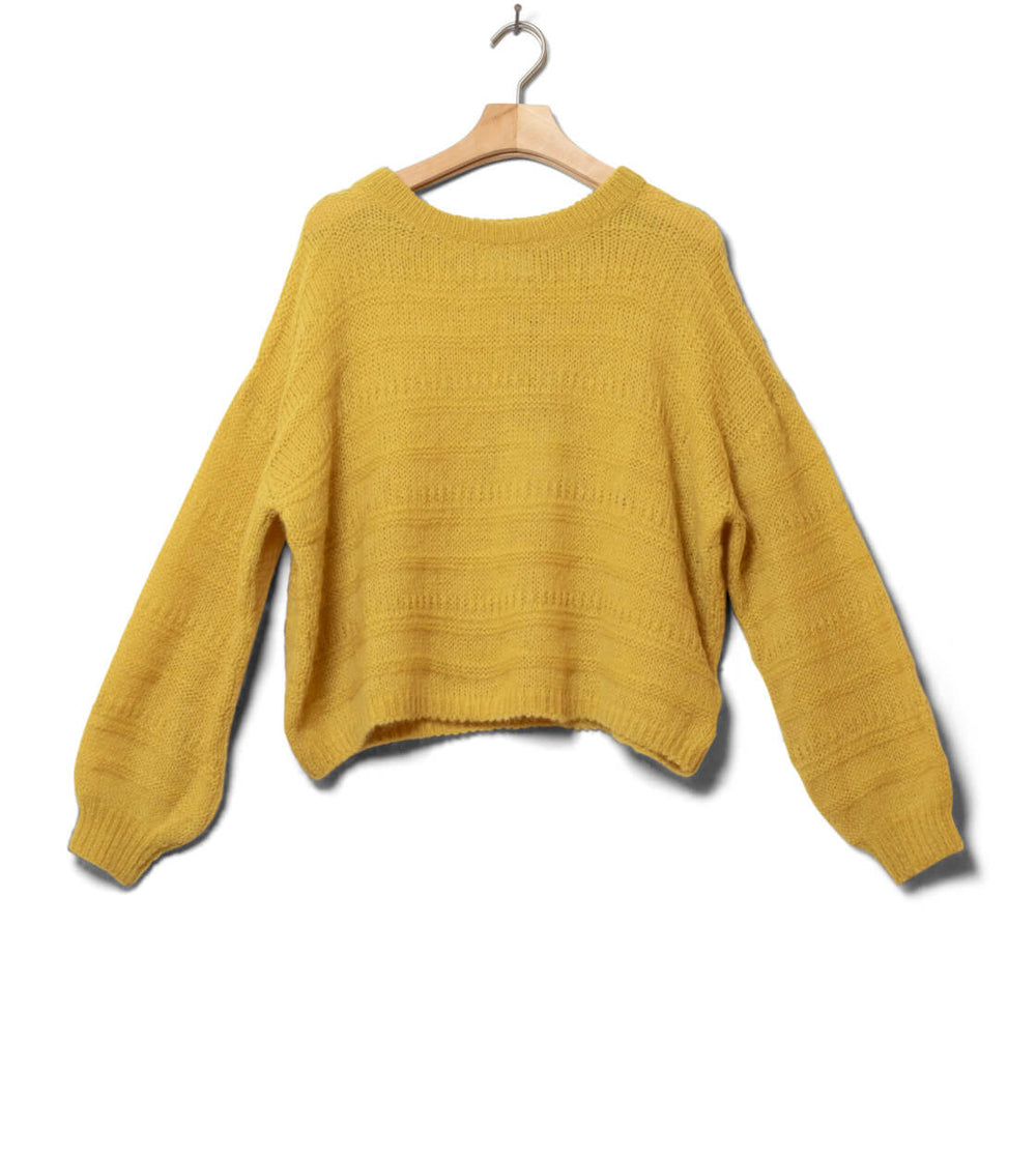 Jungle Folk W Pullover Juliet yellow mustard