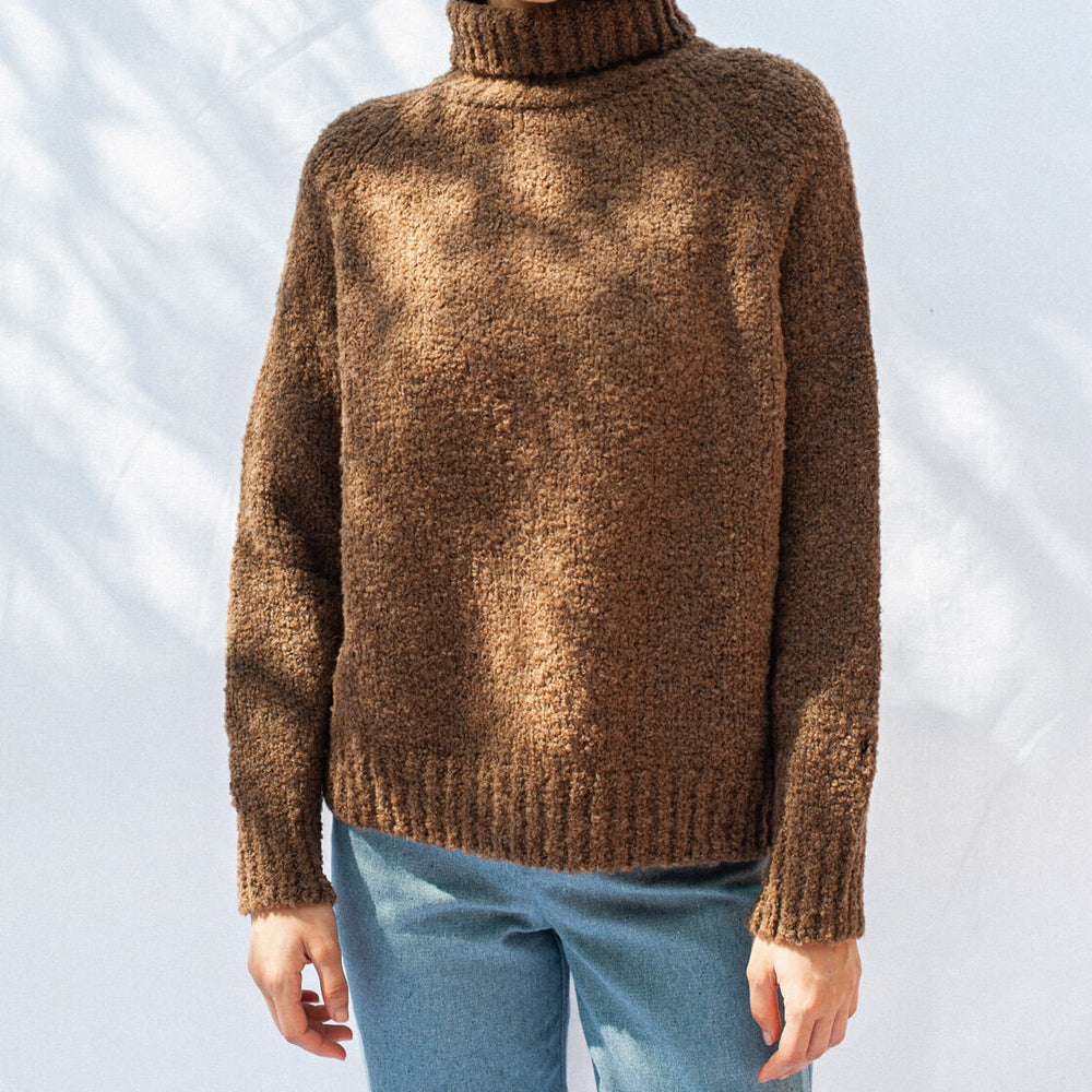 Jungle Folk W Pullover Ode brown undyed chestnut