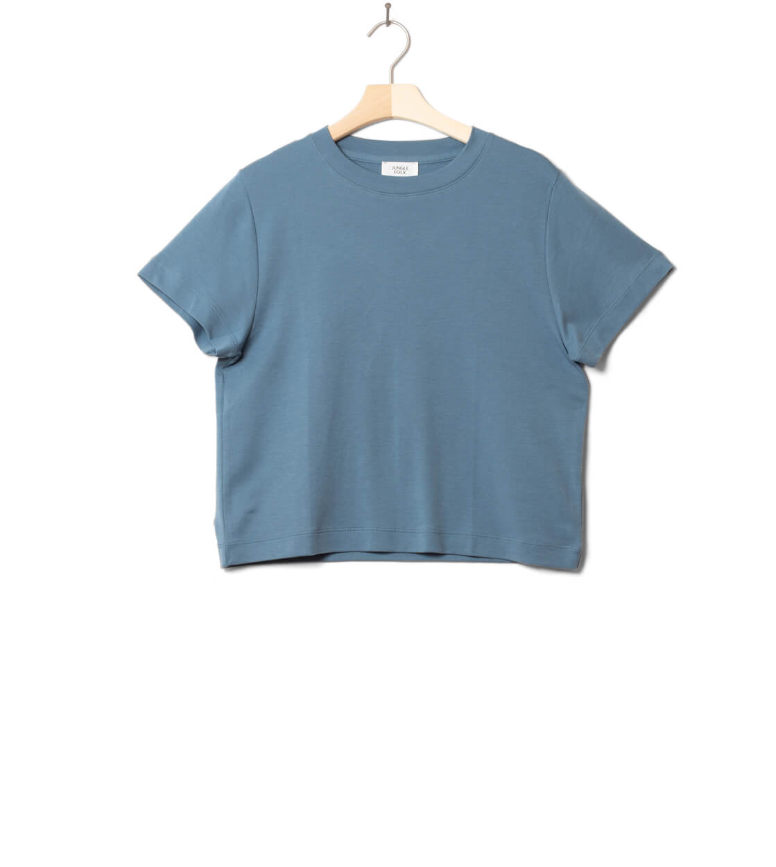 Jungle Folk W T-Shirt Ela Crop blue coastal