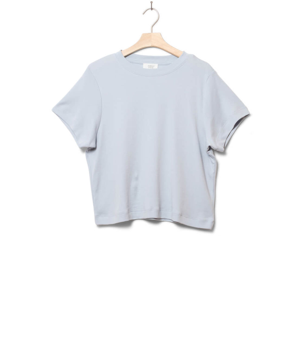 Jungle Folk W T-Shirt Ela Crop blue ice