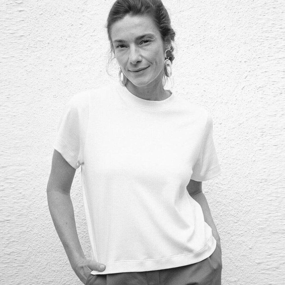 Jungle Folk W T-Shirt Ela Crop brown taupe