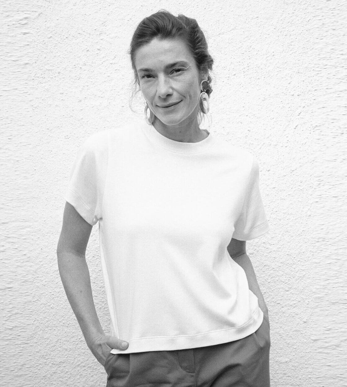 Jungle Folk W T-Shirt Ela Crop brown taupe