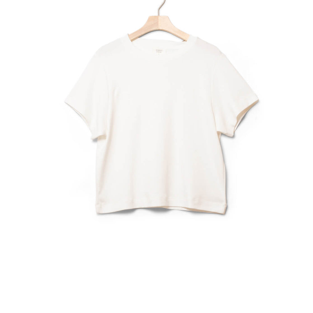 Jungle Folk W T-Shirt Ela Crop white