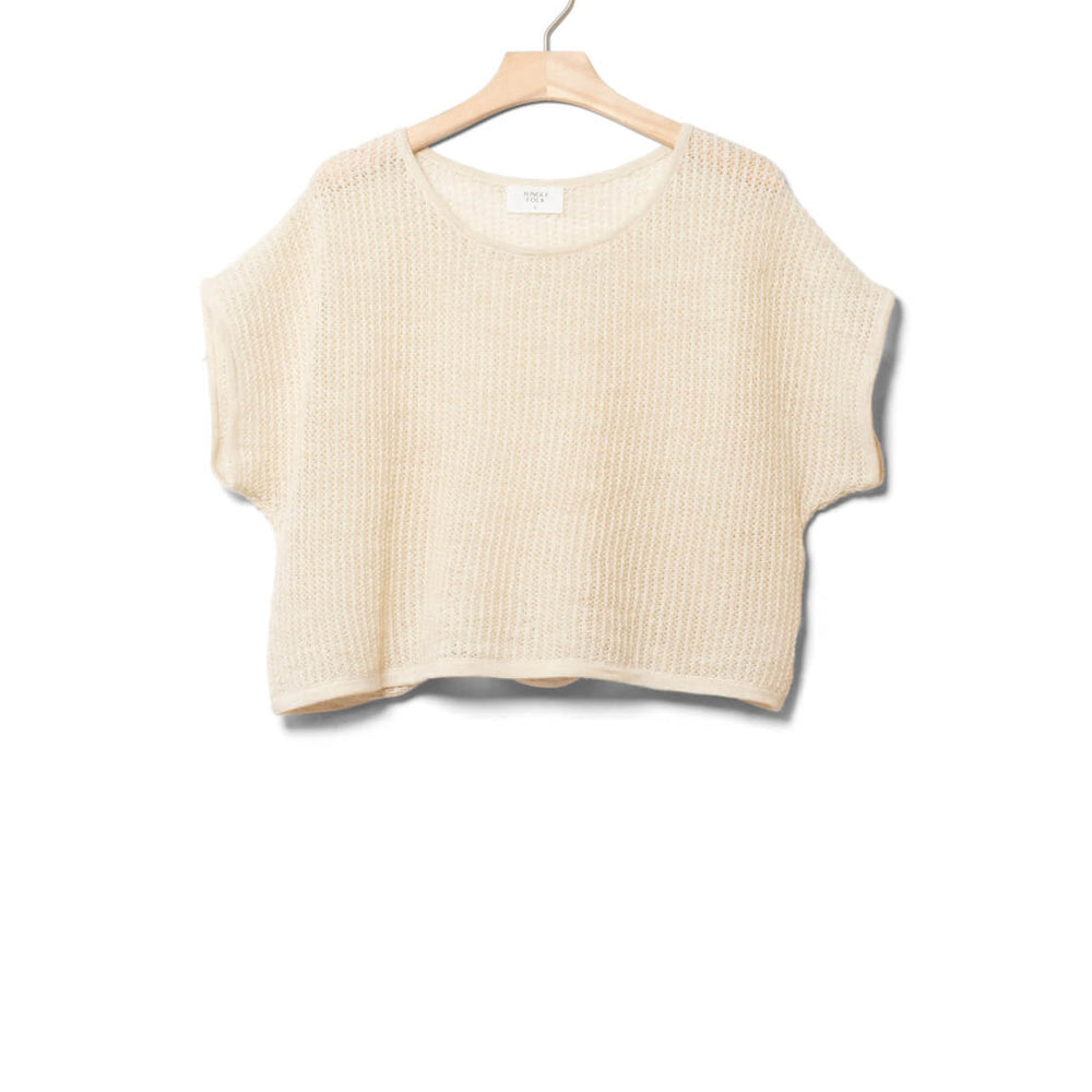 Jungle Folk W Top Delia beige ivory