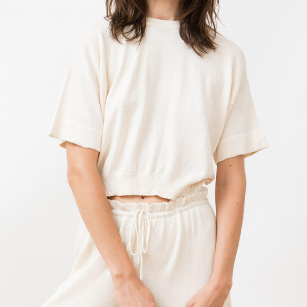 Jungle Folk W Top El Sur beige ivory