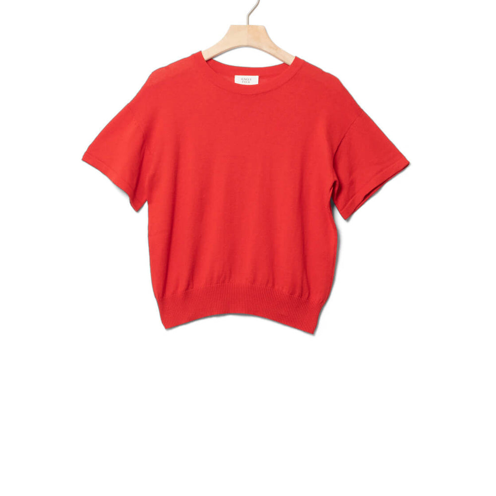 Jungle Folk W Top El Sur red poppy