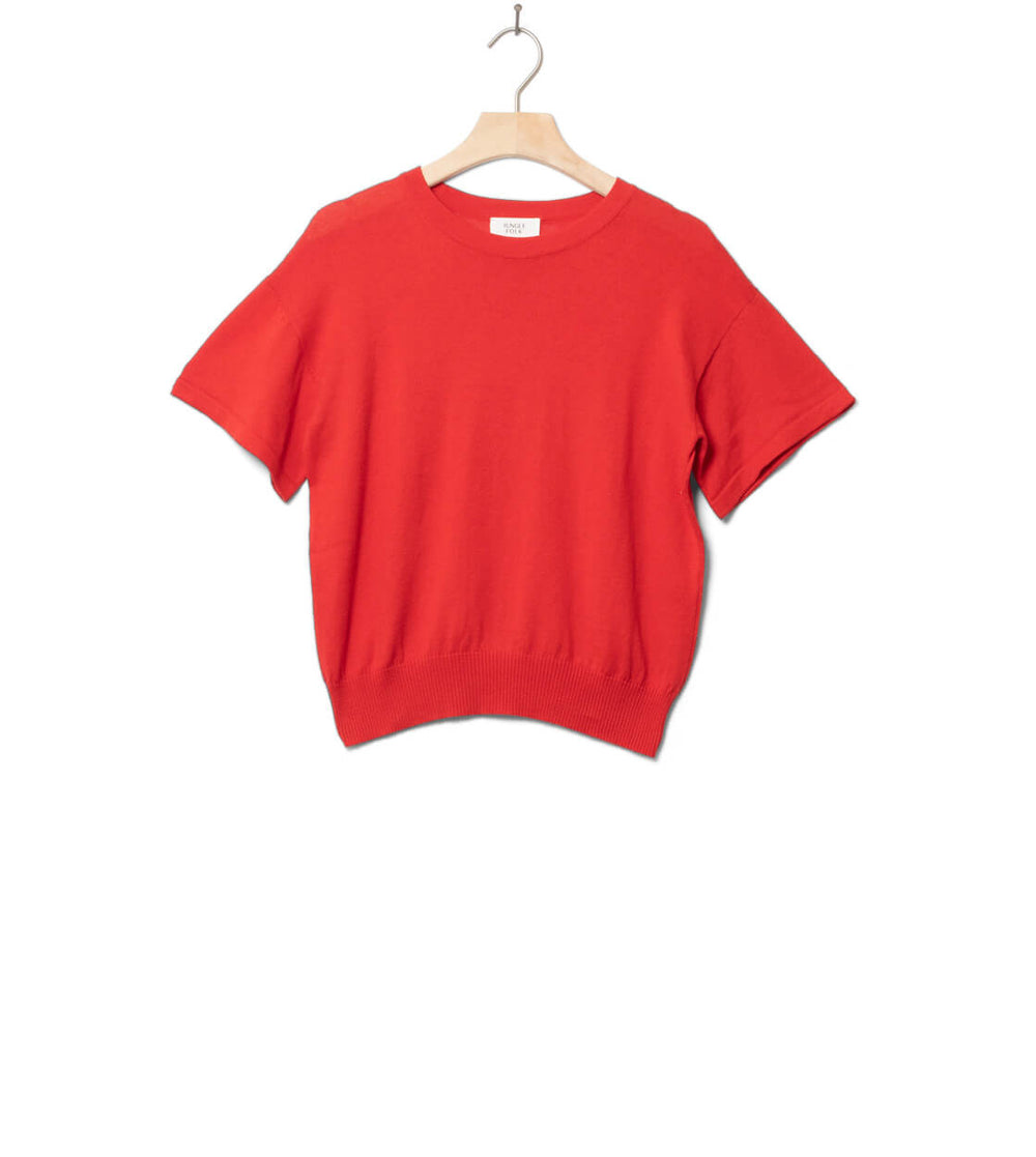 Jungle Folk W Top El Sur red poppy