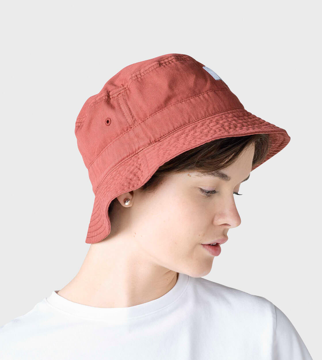 Klitmoller Hat Bucket One red terracotta