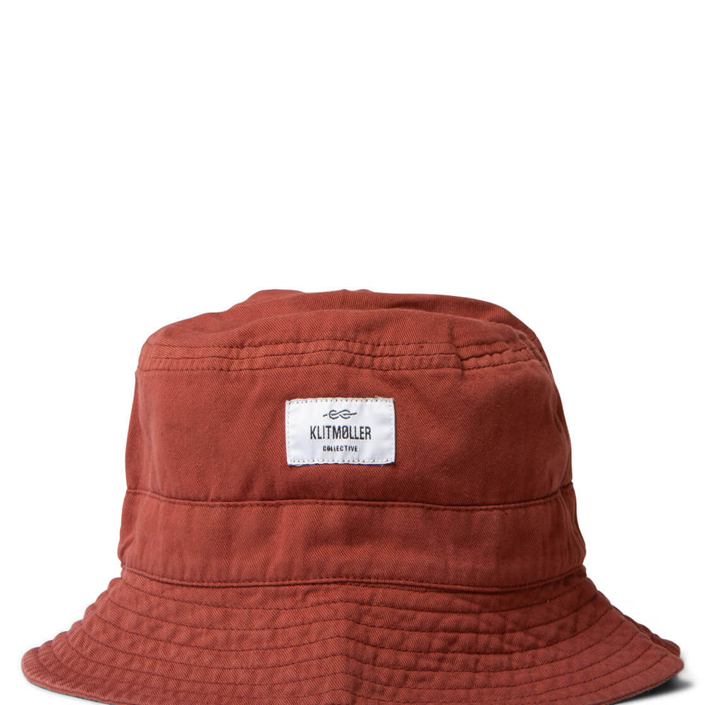 Klitmoller Hat Bucket One red terracotta