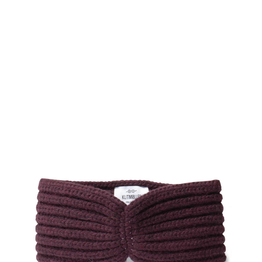 Klitmoller Headband Emmy red burgundy