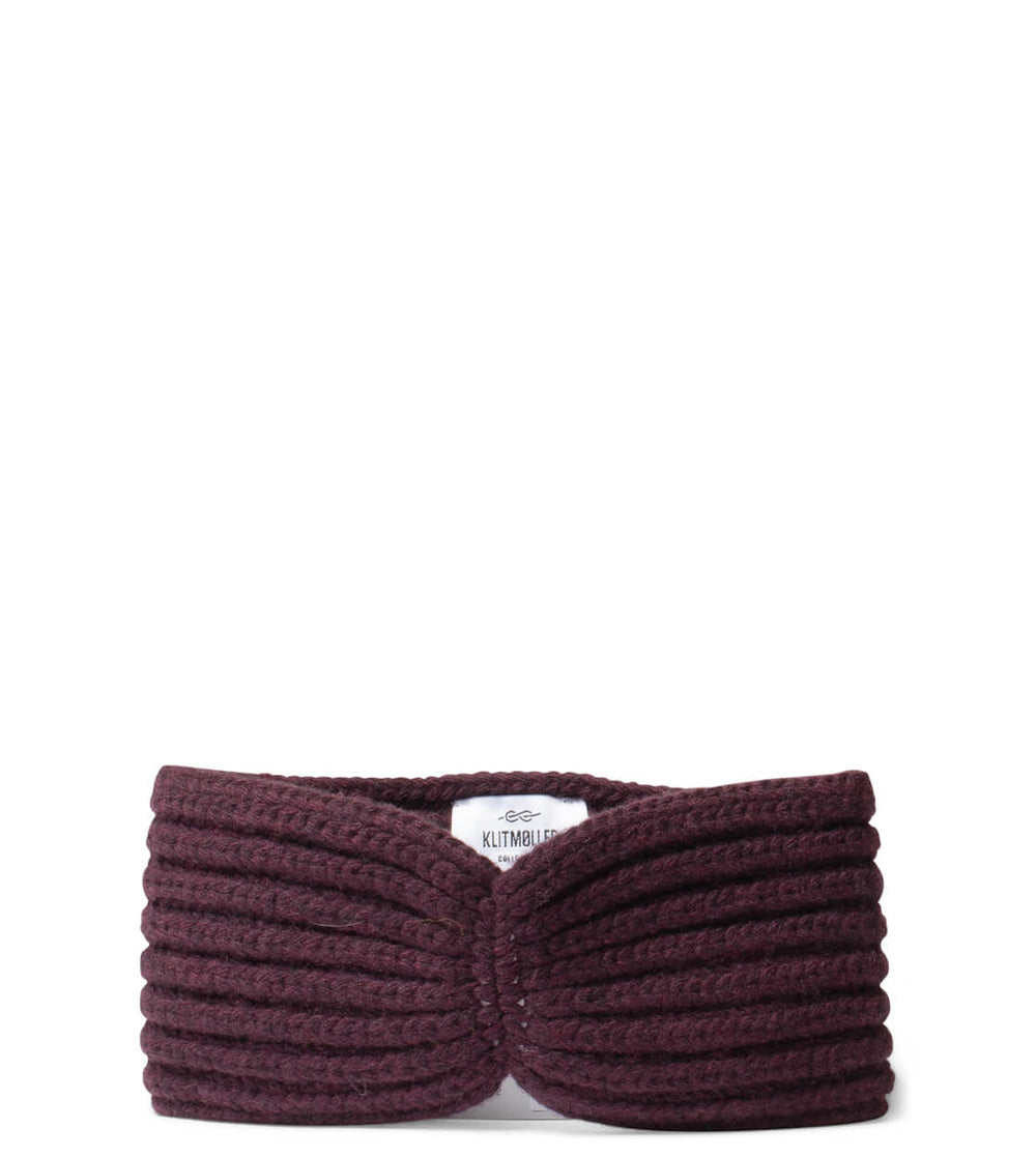 Klitmoller Headband Emmy red burgundy