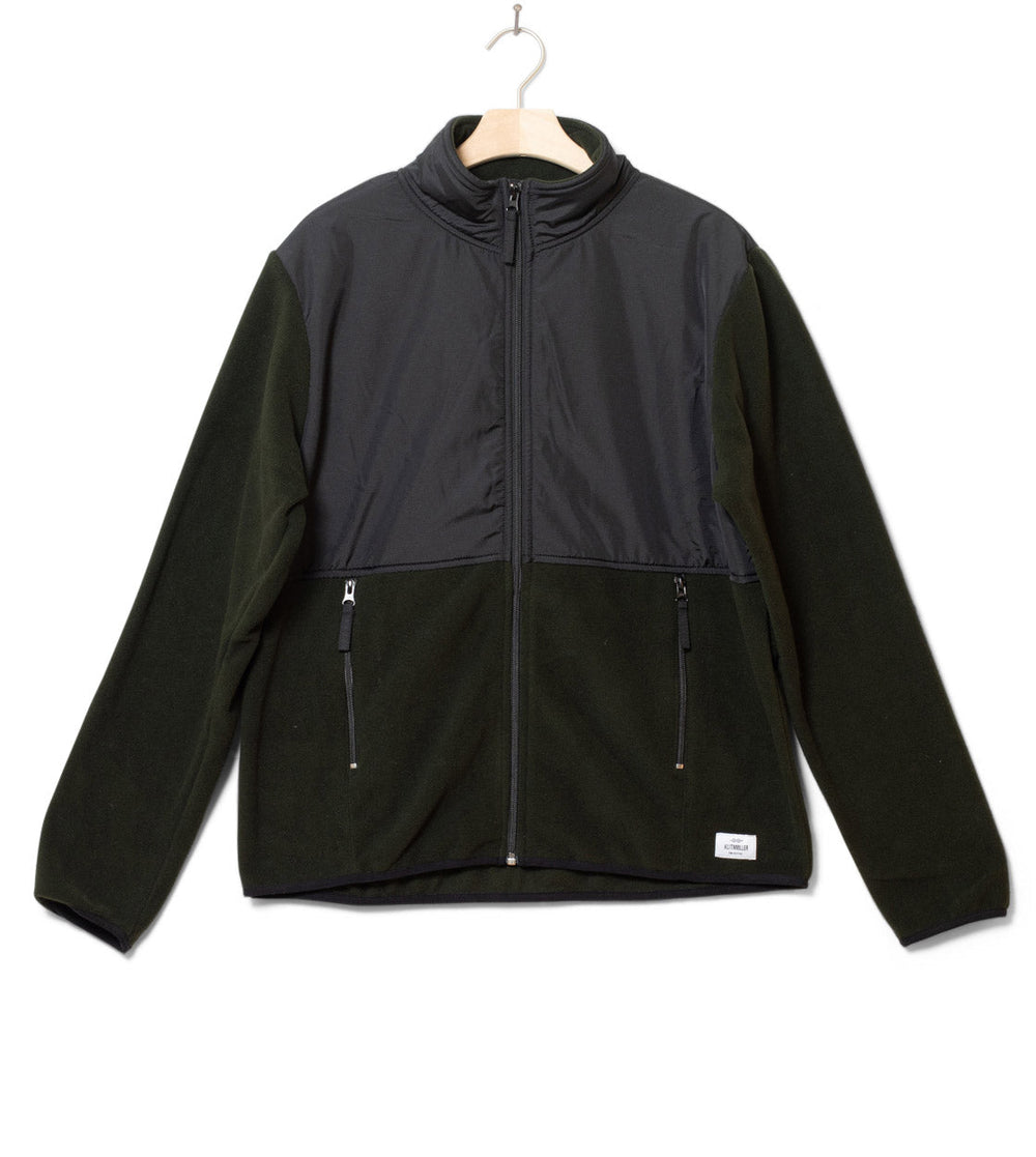 Klitmoller Jacket Mid Fleece black/olive