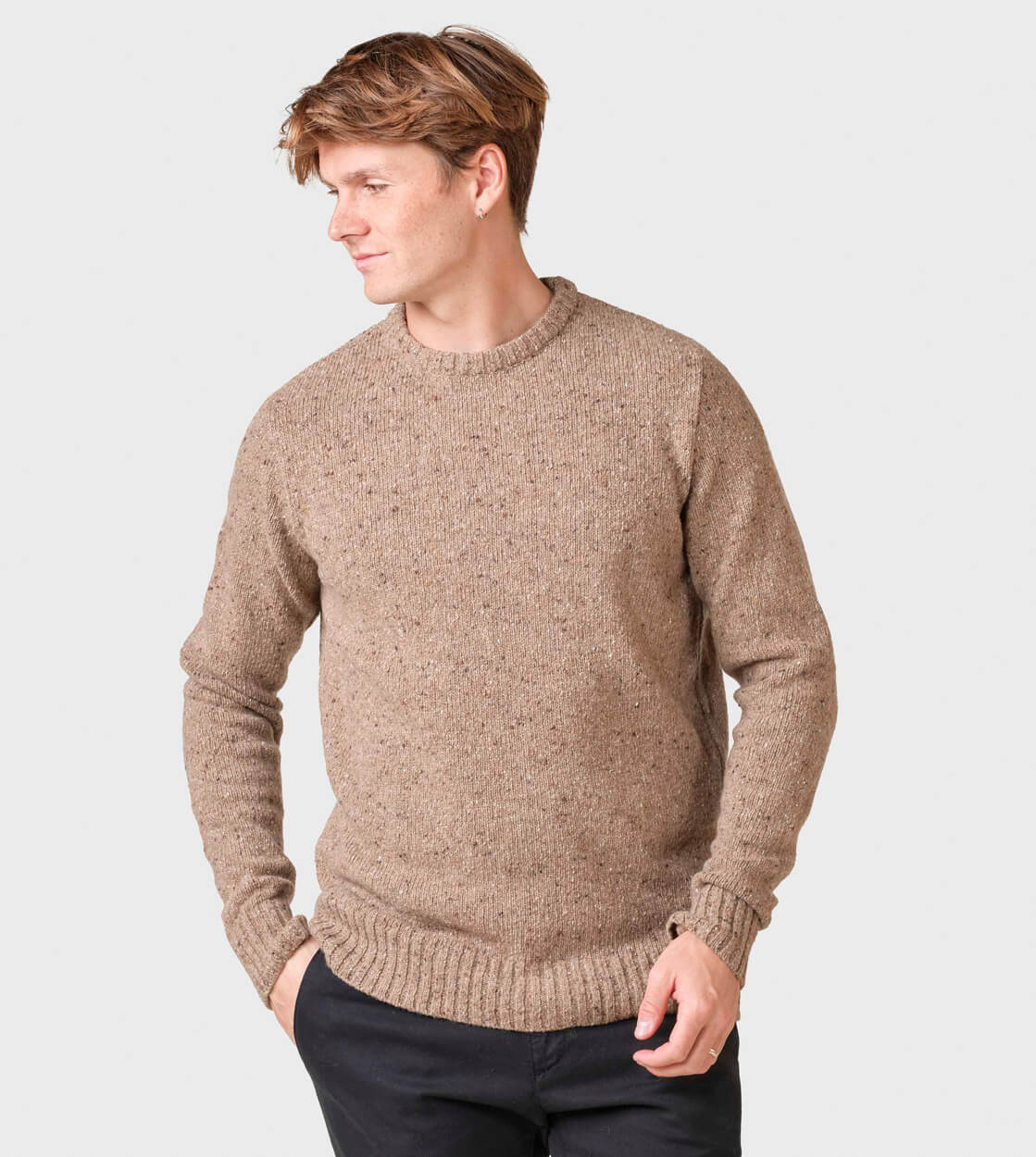 Klitmoller Knit Aage brown camel