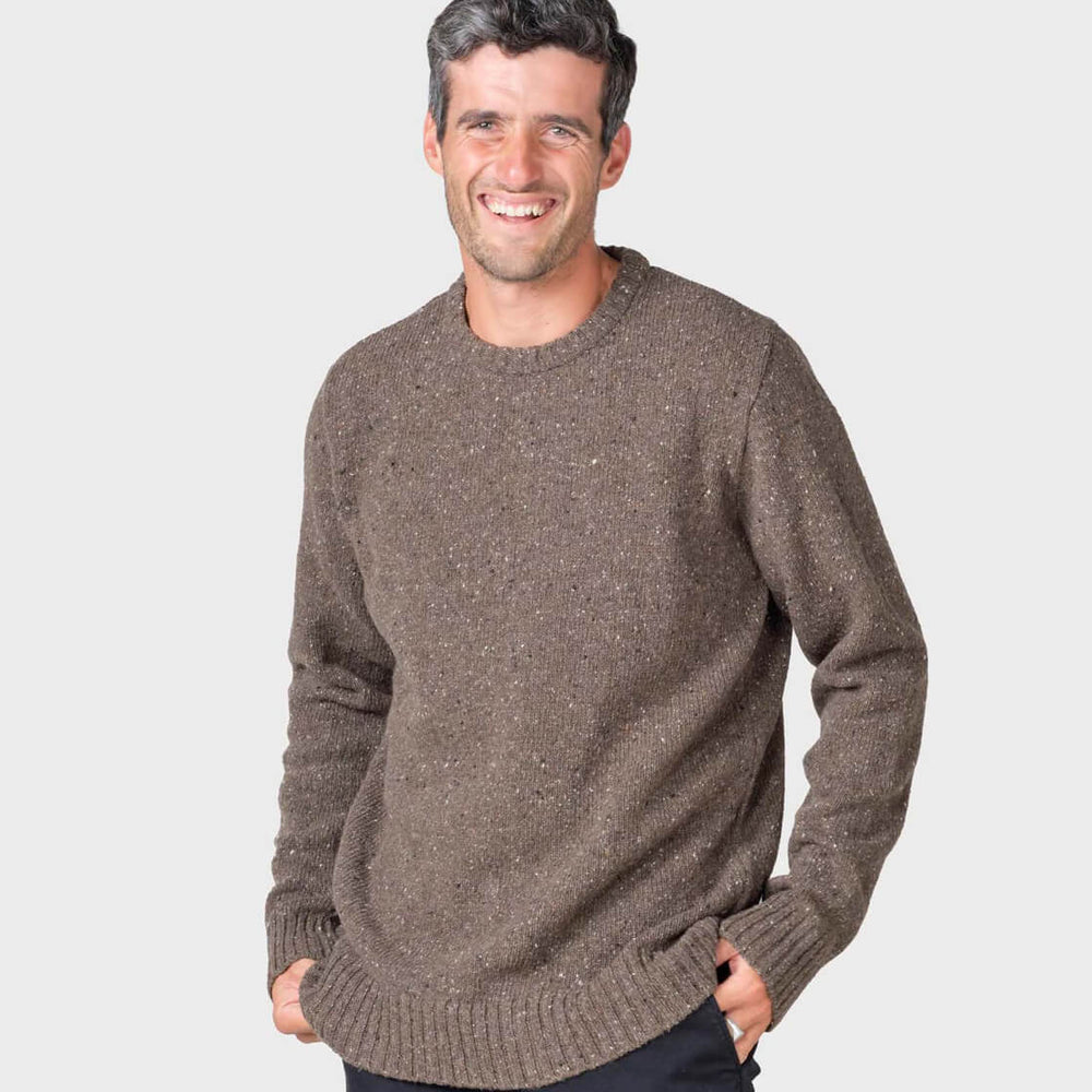 Klitmoller Knit Aage brown taupe