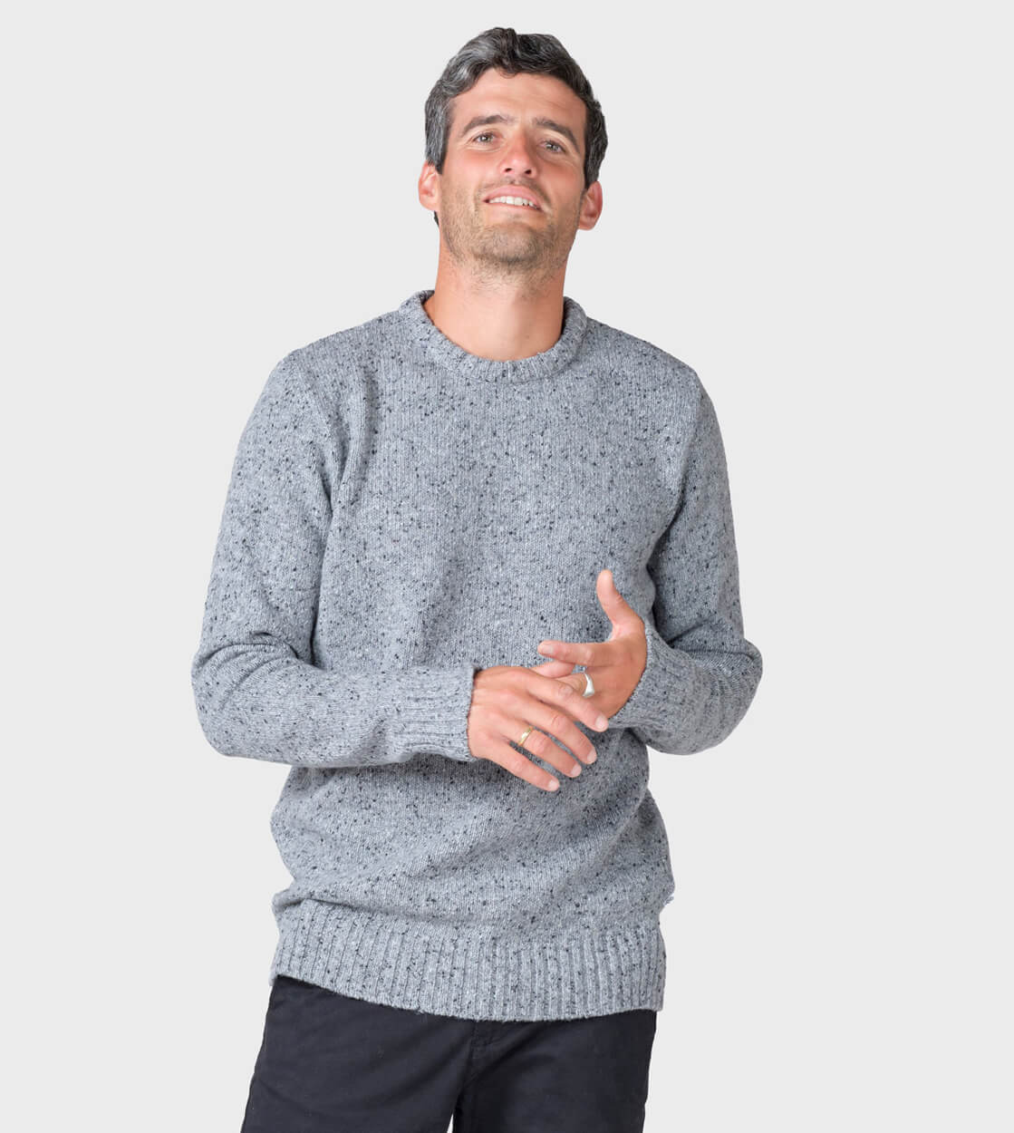 Klitmoller Knit Aage grey light
