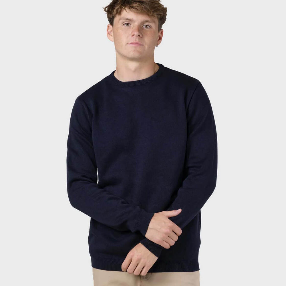 Klitmoller Knit Basic Cotton blue navy