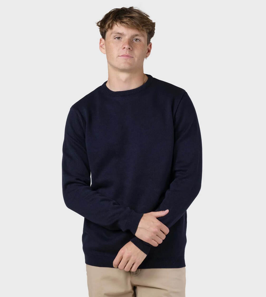 Klitmoller Knit Basic Cotton blue navy