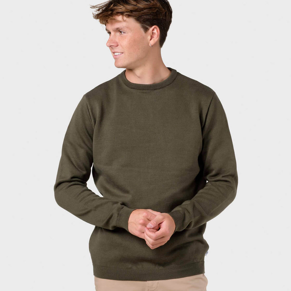 Klitmoller Knit Basic Cotton green olive