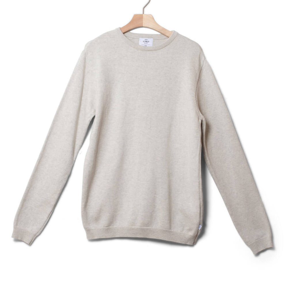 Klitmoller Knit Basic Cotton grey cream melange