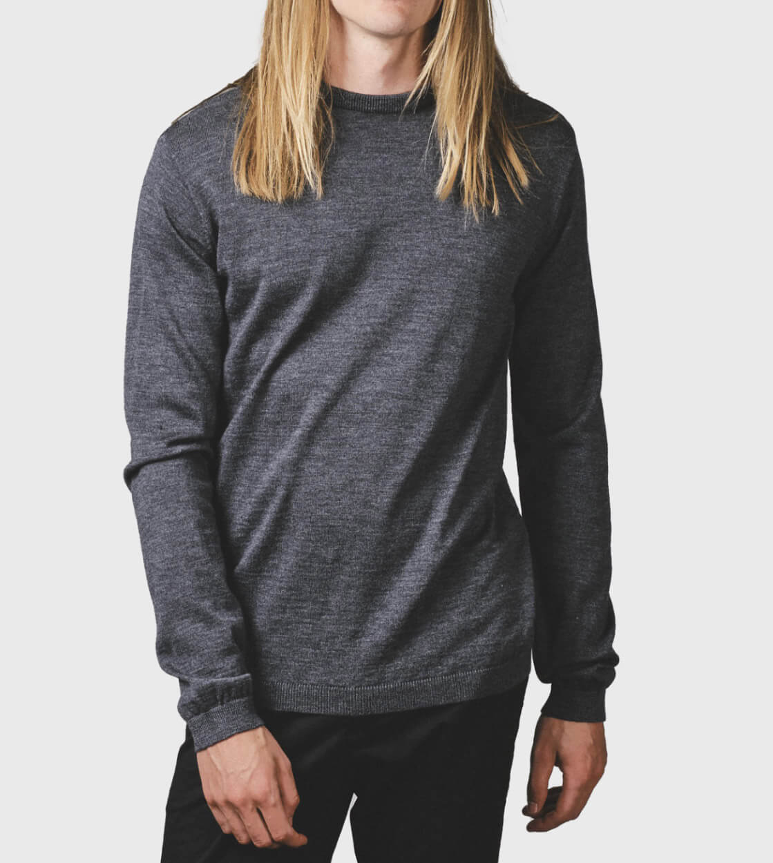 Klitmoller Knit Basic Merino grey anthracite